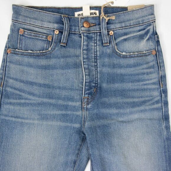 Madewell Rivet & Thread Cali Demi-Boot Jeans in Shetland Wash, ‎ made in USA, 25 - Picture 3 of 16